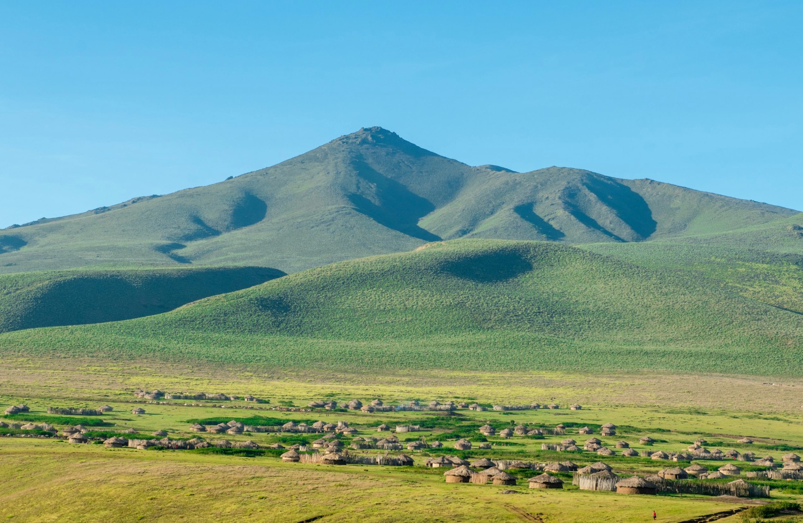 Maasai village landscape